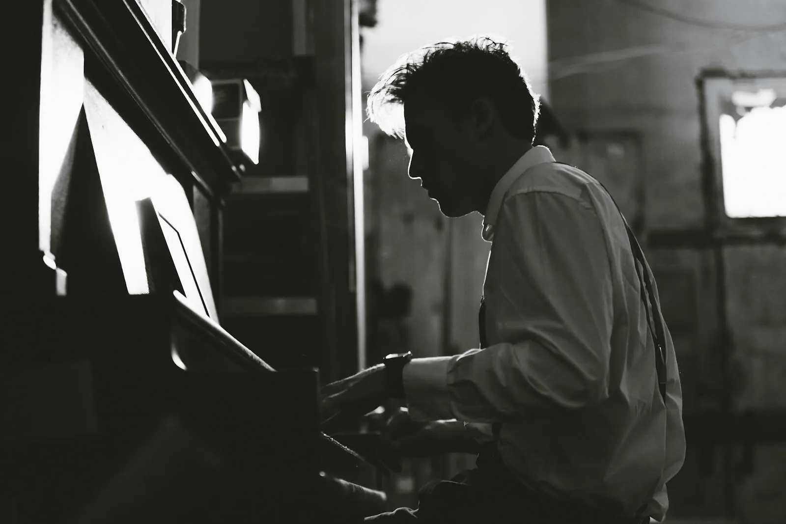 A founder at work in a quiet studio